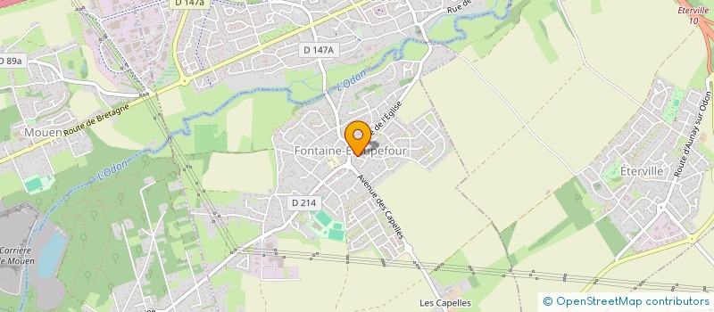 localisation de l'entreprise MADAME RAPEEPORN RAKYONG  FONTAINE-ETOUPEFOUR