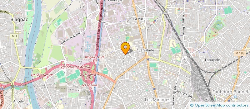 localisation de l'entreprise MADAME RAPHAEL BLANCHARD  TOULOUSE