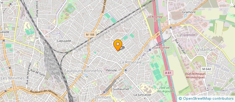 localisation de l'entreprise MADAME RAPHAEL PALANDRE  TOULOUSE