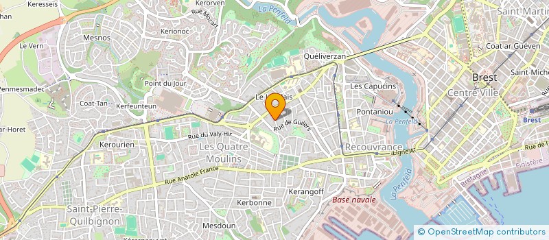 localisation de l'entreprise MADAME RAPHAELA VILLALONGUE à BREST
