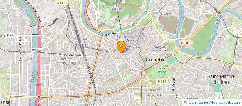 localisation de l'entreprise MADAME RAPHAELE BRAGE à GRENOBLE