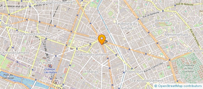 localisation de l'entreprise MADAME RAPHAELE BRICHET  PARIS