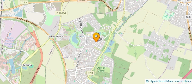 localisation de l'entreprise MADAME RAPHAELE CORNILLE  SERRIS