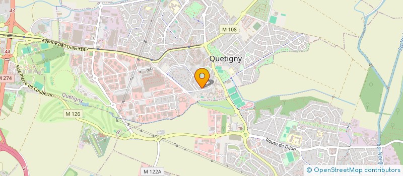 localisation de l'entreprise MADAME RAPHAELE DIEMAND  QUETIGNY