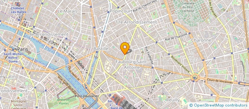 localisation de l'entreprise MADAME RAPHAELE GODIN  PARIS