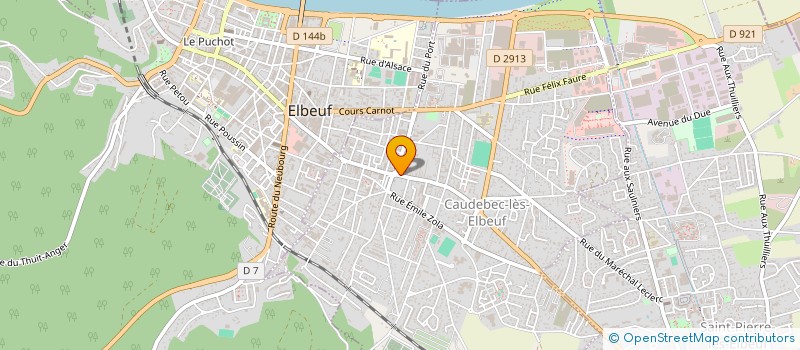 localisation de l'entreprise MADAME RAPHAELE HUET  CAUDEBEC-LES-ELBEUF