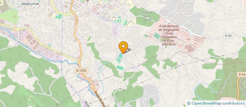 localisation de l'entreprise MADAME RAPHAELE MARILLONNET  DRAGUIGNAN