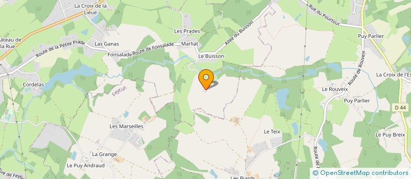 localisation de l'entreprise MADAME RAPHAELE PECOUT à PANAZOL