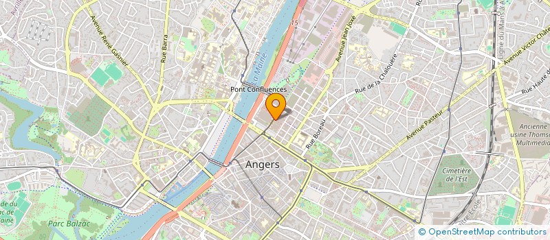 localisation de l'entreprise MADAME RAPHAELE PELLERIN à ANGERS