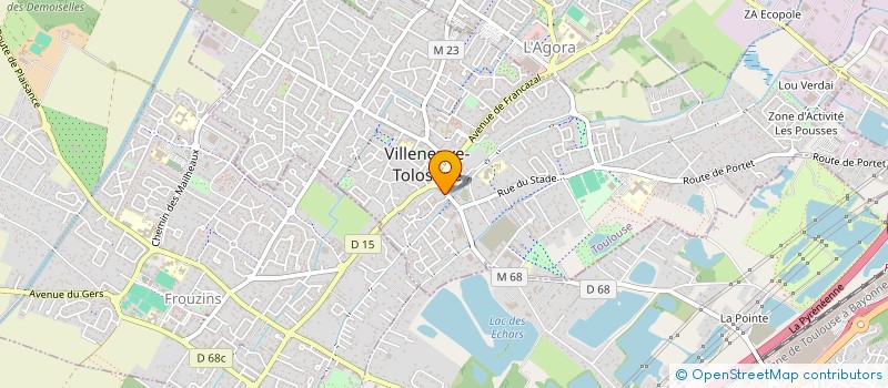 localisation de l'entreprise MADAME RAPHAELE RIVIERE à VILLENEUVE-TOLOSANE