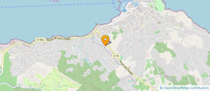 localisation de l'entreprise MADAME RAPHAELE TANNEUR  SAINT-TROPEZ