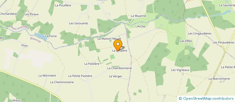 localisation de l'entreprise MADAME RAPHAELE VEZIN  BOUSSAY