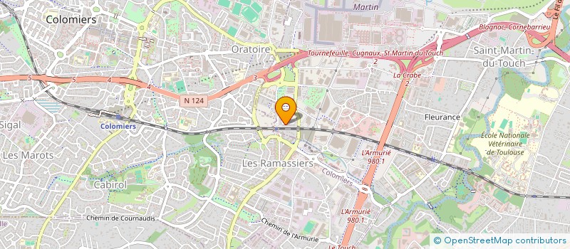 localisation de l'entreprise MADAME RAPHAELLA BENONI à TOULOUSE