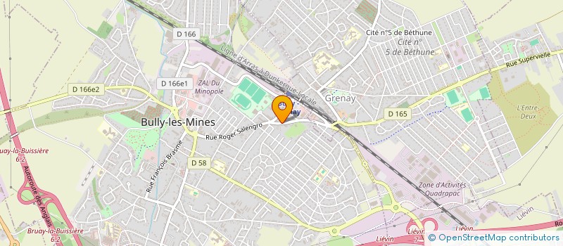 localisation de l'entreprise MADAME RAPHAELLA COCU à BULLY-LES-MINES