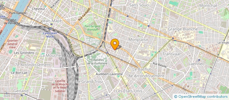 localisation de l'entreprise MADAME RAPHAELLE ABADIE  LYON