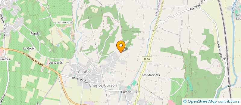 localisation de l'entreprise MADAME RAPHAELLE ALBERT  CHANOS-CURSON