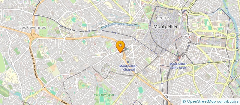 localisation de l'entreprise MADAME RAPHAELLE ANGULO à MONTPELLIER