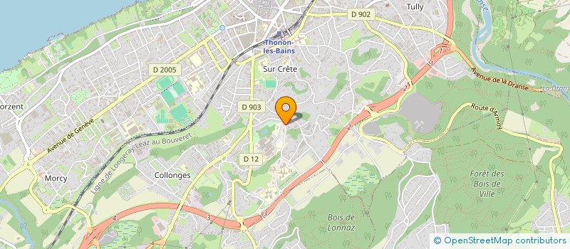 localisation de l'entreprise MADAME RAPHAELLE BABET à THONON-LES-BAINS