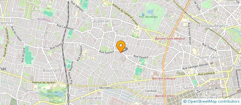 localisation de l'entreprise MADAME RAPHAELLE BAGGIO  BORDEAUX