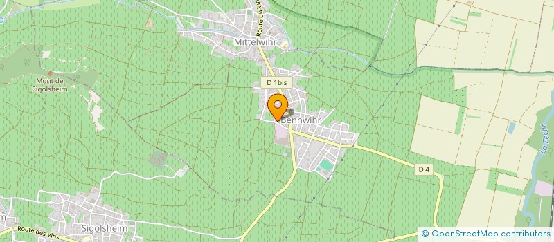 localisation de l'entreprise MADAME RAPHAELLE BESSERER  BENNWIHR