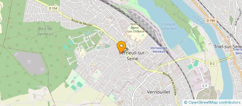 localisation de l'entreprise MADAME RAPHAELLE BOBO  VERNEUIL-SUR-SEINE