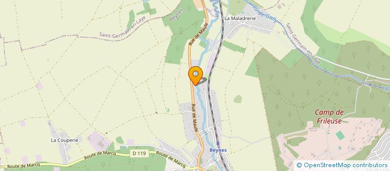 localisation de l'entreprise MADAME RAPHAELLE BORD  BEYNES