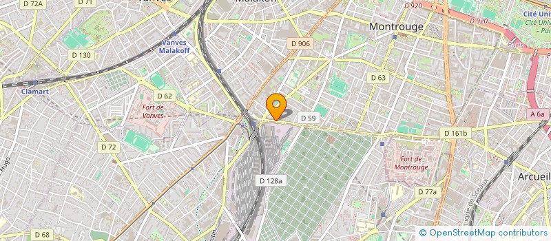 localisation de l'entreprise MADAME RAPHAELLE BOURGON à MONTROUGE