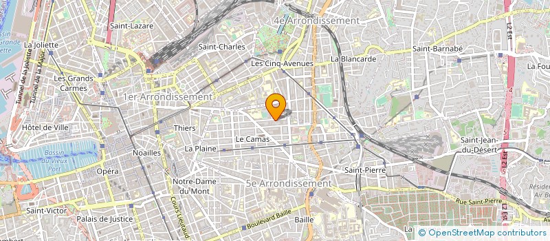 localisation de l'entreprise MADAME RAPHAELLE BUISSET  MARSEILLE