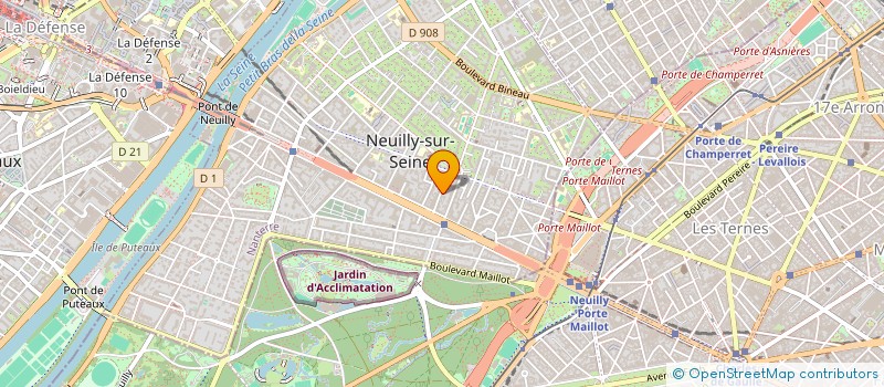 localisation de l'entreprise MADAME RAPHAELLE BURGER à NEUILLY-SUR-SEINE
