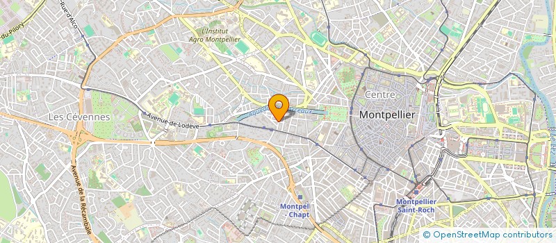 localisation de l'entreprise MADAME RAPHAELLE CAGOL à MONTPELLIER