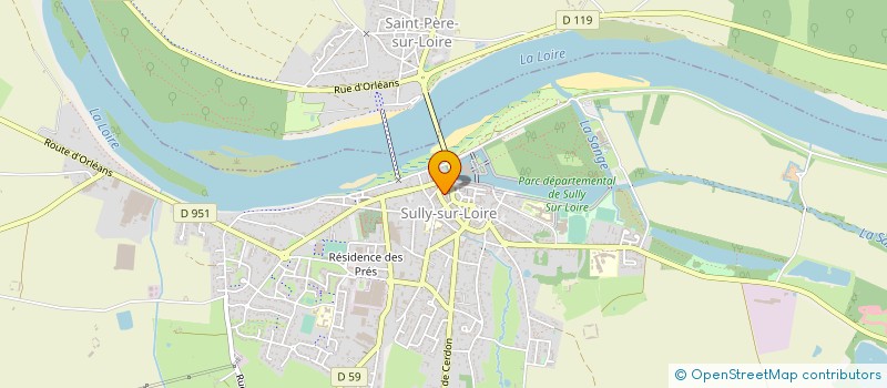 localisation de l'entreprise MADAME RAPHAELLE CAMUS à SULLY-SUR-LOIRE