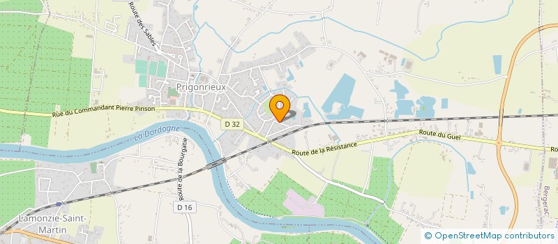 localisation de l'entreprise MADAME RAPHAELLE CAMUS  PRIGONRIEUX