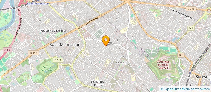 localisation de l'entreprise MADAME RAPHAELLE CARRER à RUEIL-MALMAISON