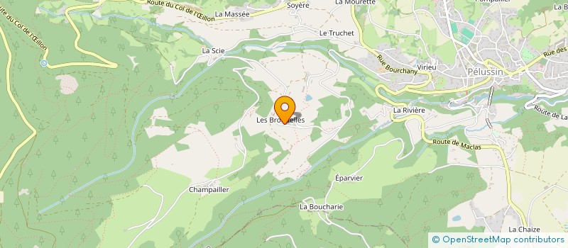 localisation de l'entreprise MADAME RAPHAELLE CHANLON  PELUSSIN