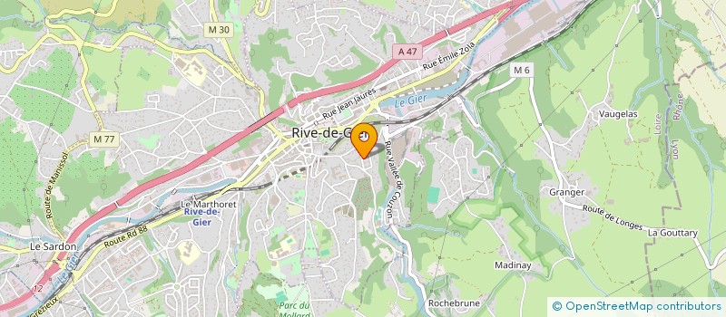 localisation de l'entreprise MADAME RAPHAELLE CHARLES  RIVE-DE-GIER