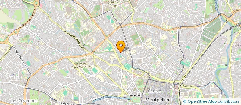 localisation de l'entreprise MADAME RAPHAELLE COMBES à MONTPELLIER