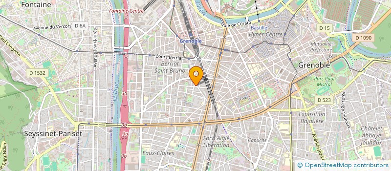 localisation de l'entreprise MADAME RAPHAELLE DA SILVA GONCALVES  GRENOBLE