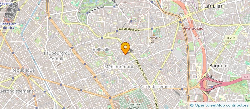 localisation de l'entreprise MADAME RAPHAELLE DAGUERRE  PARIS