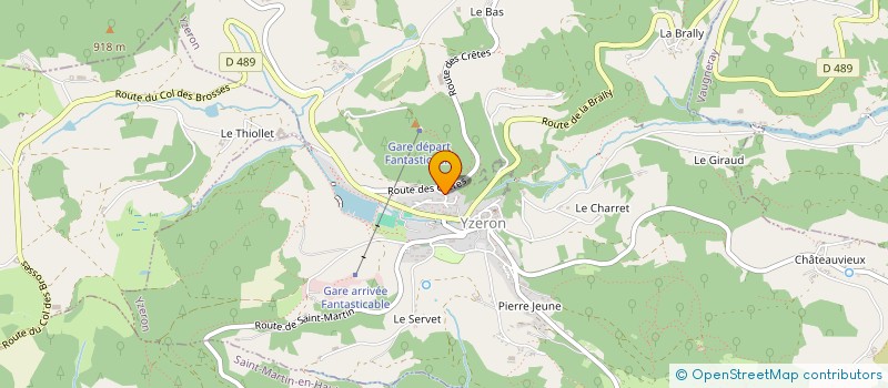 localisation de l'entreprise MADAME RAPHAELLE DELCOURT  YZERON