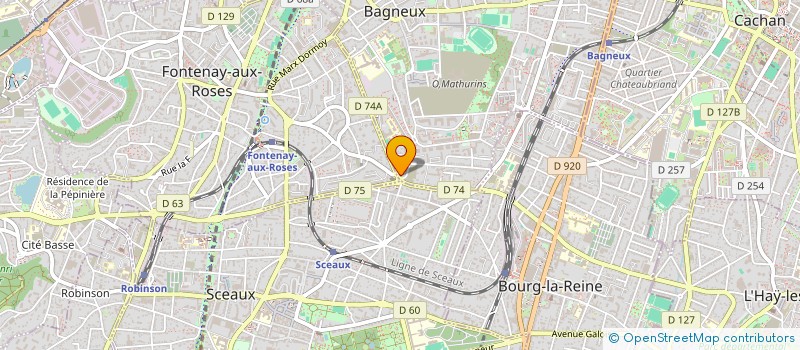 localisation de l'entreprise MADAME RAPHAELLE DELPECH à BAGNEUX