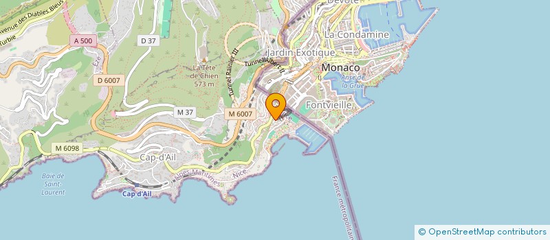 localisation de l'entreprise MADAME RAPHAELLE DOUBLIER  CAP-D'AIL