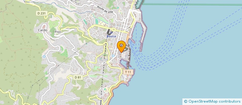 localisation de l'entreprise MADAME RAPHAELLE DUROSELLE à BASTIA