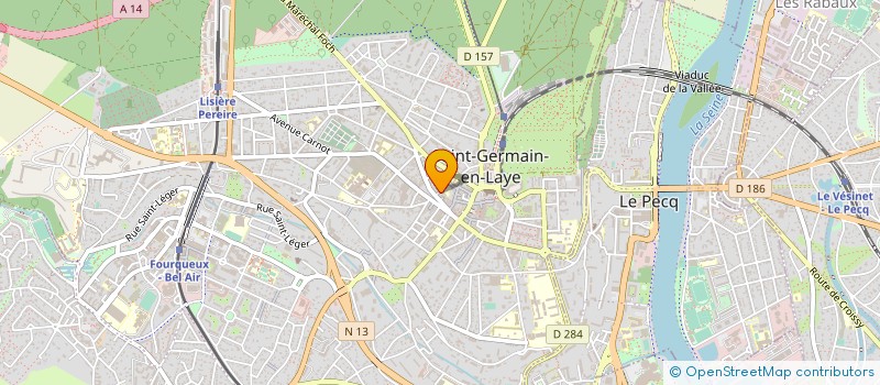 localisation de l'entreprise MADAME RAPHAELLE FAHY à SAINT-GERMAIN-EN-LAYE