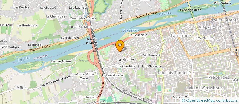 localisation de l'entreprise MADAME RAPHAELLE FASQUELLE à LA RICHE