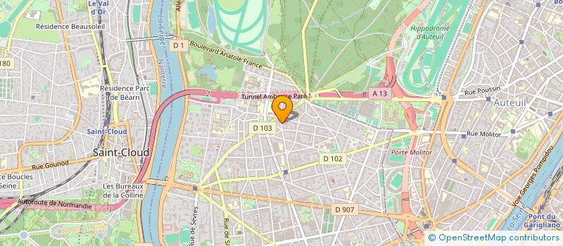 localisation de l'entreprise MADAME RAPHAELLE FISCHLER  BOULOGNE-BILLANCOURT