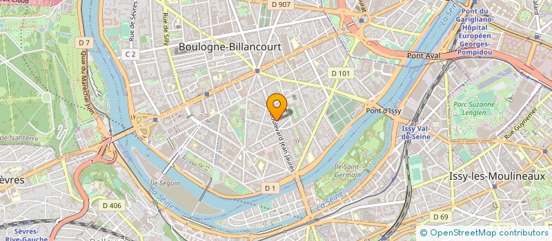 localisation de l'entreprise MADAME RAPHAELLE GIORDANO à BOULOGNE-BILLANCOURT