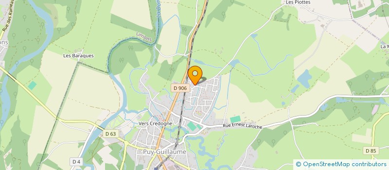 localisation de l'entreprise MADAME RAPHAELLE GIRONDE  PUY-GUILLAUME