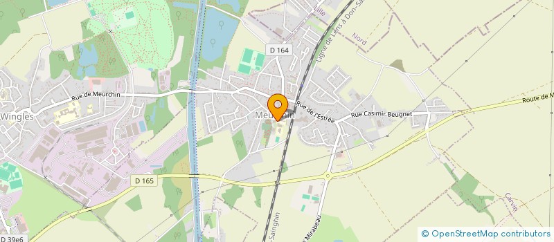 localisation de l'entreprise MADAME RAPHAELLE GOURGUECHON  WINGLES