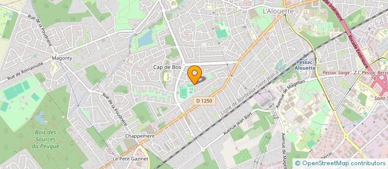 localisation de l'entreprise MADAME RAPHAELLE GOUSSOT à PESSAC