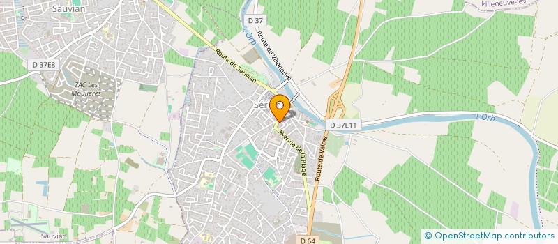 localisation de l'entreprise MADAME RAPHAELLE GOUYGOU à CESSENON-SUR-ORB